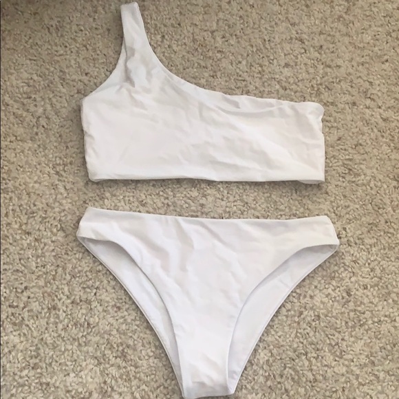 Zaful Other - ZAFUL one shoulder bikini set